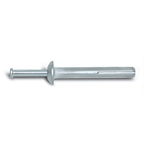 Zamac Nailin Mushroom Head Nail Anchors 1/4" X 1" [100]