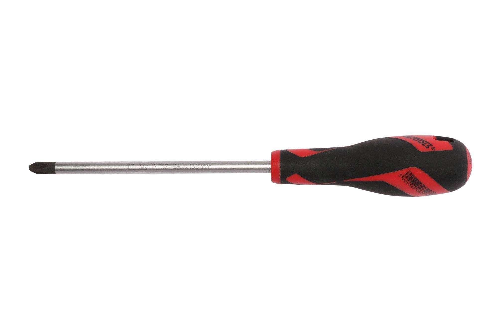 Teng Tools PH3 x 5.9 Inch/150mm Head Phillips Screwdriver + Ergonomic, Comfortable Handle - MD949N