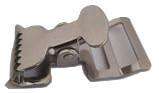 Alligator Buckle Tourniquet Spring Action Buckle 1" Stainless Steel Clamp | 4 PACK