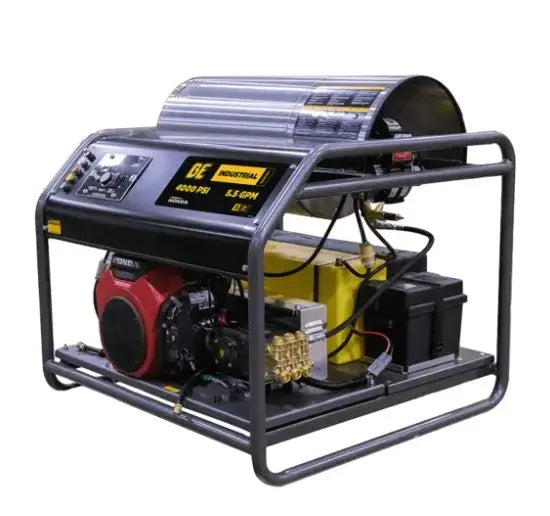 BE 5.5GPM@4000psi Hot Super Skid Pressure Washer HW4024HA12V