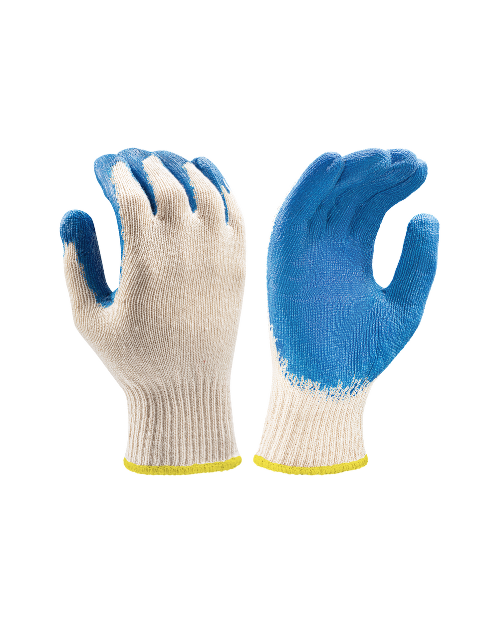 Kiwi Latex Palm Coated String Knit Work Gloves [50202]