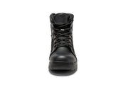 Botas Pro Black Men's 6 inch Side Zipper Rubber Sole Tactical Boots BMP111BK