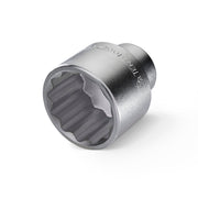 Teng Tools 2 Inch 12 Point SAE Shallow 3/4 Inch Drive Chrome Vanadium Socket | Mechanic Tool | Hand Tool - M340164-C