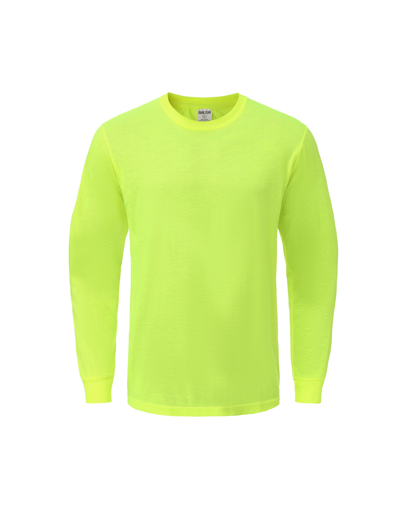 Ideal Club High Visibility Non Reflector Cotton Neon Long Sleeve Safety Shirt