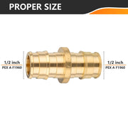 30 Pcs PEX A Expansion 1/2" PEX x 1/2" PEX Expansion Coupling Wholesale