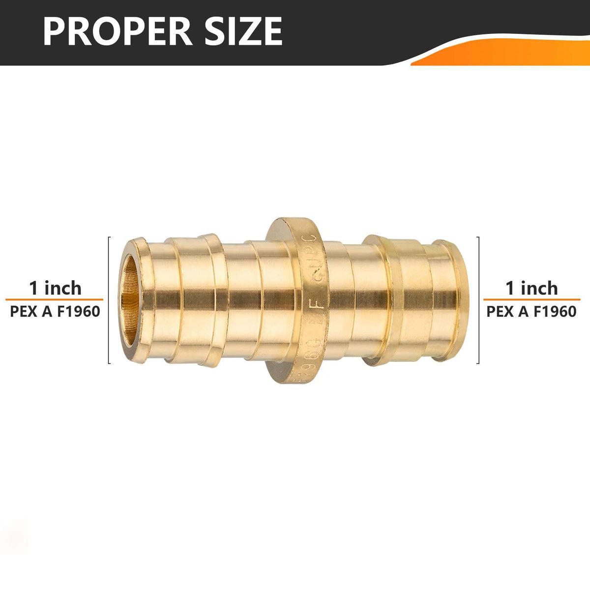 PEX A Expansion 1" PEX x 1" PEX Expansion Coupling (Lead Free)