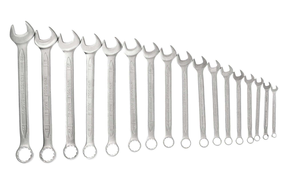 Teng Tools 17 Piece 12 Point Metric Combination Wrench Set (6MM - 22MM) - 6517