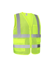 Kiwi High Visibility ANSI/ISEA 107-2020, Type R, Class 2 Dual Band Neon Safety Vest [70300]