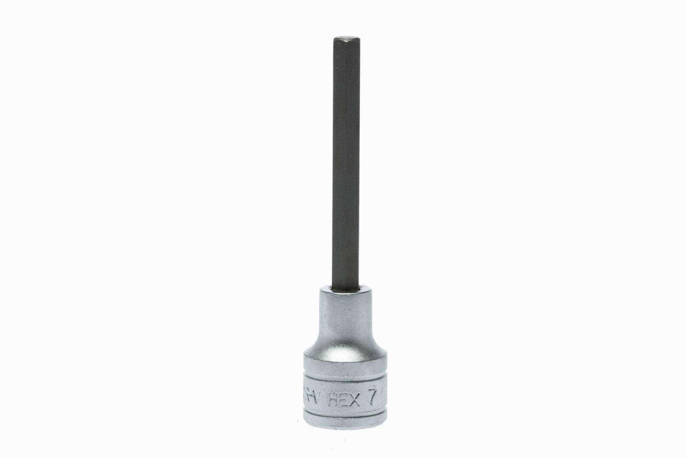Teng Tools 1/2 Inch Drive Metric Hex 3.9 Inch Extra Long Chrome Vanadium Sockets
