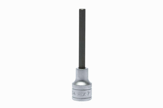 Teng Tools 1/2 Inch Drive Metric Hex 3.9 Inch Extra Long Chrome Vanadium Sockets