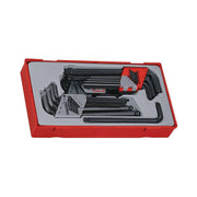 Teng Tools 28 Piece Metric and SAE Ball Point Hex and Torx Allen Key Wrench Set - TTHT28