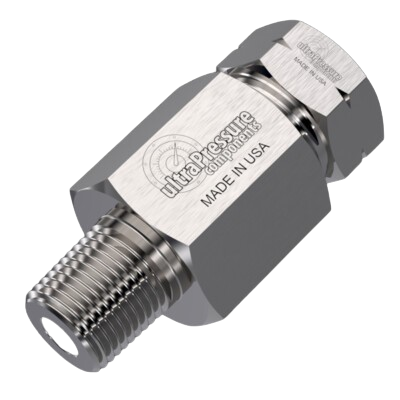5406-6H2N | 3/8" HP Female x 1/8" NPT Male, Stainless Steel - 15K psi