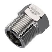 0318-6H | 3/6" HP Gland Nut, Stainless Steel - 60K psi