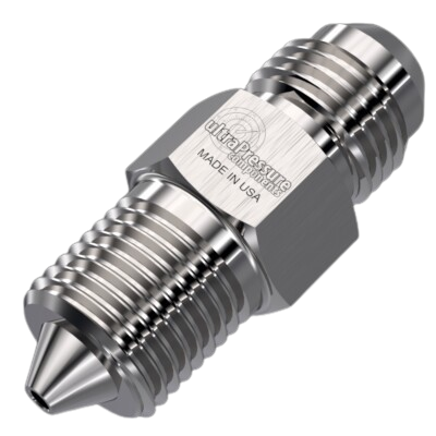 5404-4H8J | 1/4" HP Male x 1/2" Male JIC, Stainless Steel - 10K psi