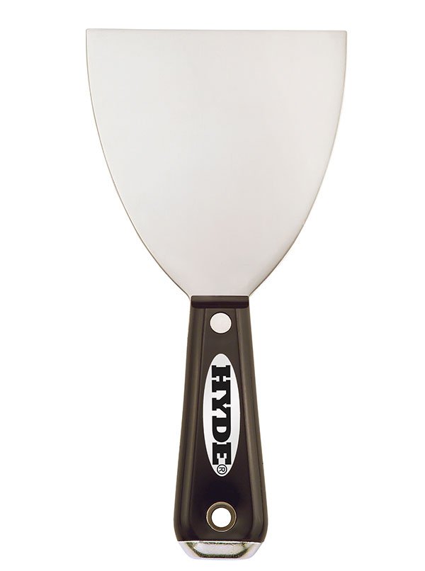 Hyde Tools 01550 Black & Silver® Flexible SS HH Joint Knife, 4”