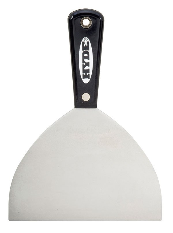 Hyde Tools 01840 Black & Silver® Flexible SS Joint Knife, 6”