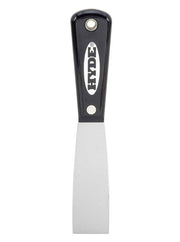 Hyde Tools 02000 Black & Silver® 1-1/4” Flexible Putty Knife/Scraper (High Carbon Steel)