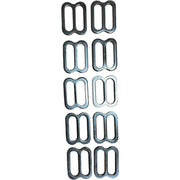 1" Dull Black Resin Stamped Steel Slide 20 PACK | SLIDE1BLK3100
