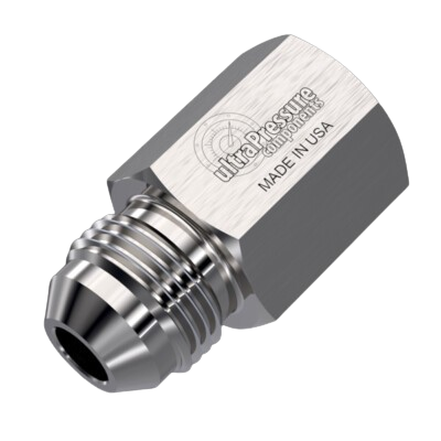 5406-4J4J | 1/4" Female JIC x 1/4" Male JIC, Stainless Steel - 10K psi