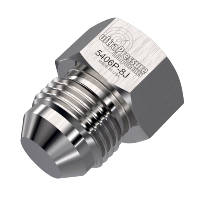 5406P-6J | 3/8" JIC Plug, Stainless Steel - 10K psi