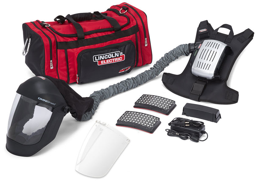 Lincoln OMNIShield XC Face Shield PAPR w/ Back Pack Mount K5323-2