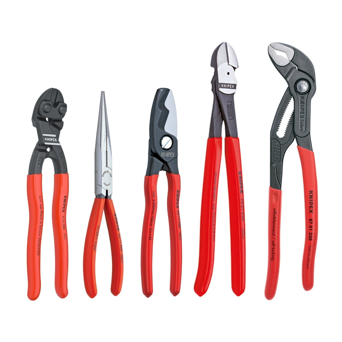 Knipex Automotive Starter Pliers Set 5 Pieces 9K 00 80 108 US