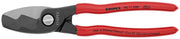Knipex Cable Shears With Twin Cutting Edge 8" 95 11 200