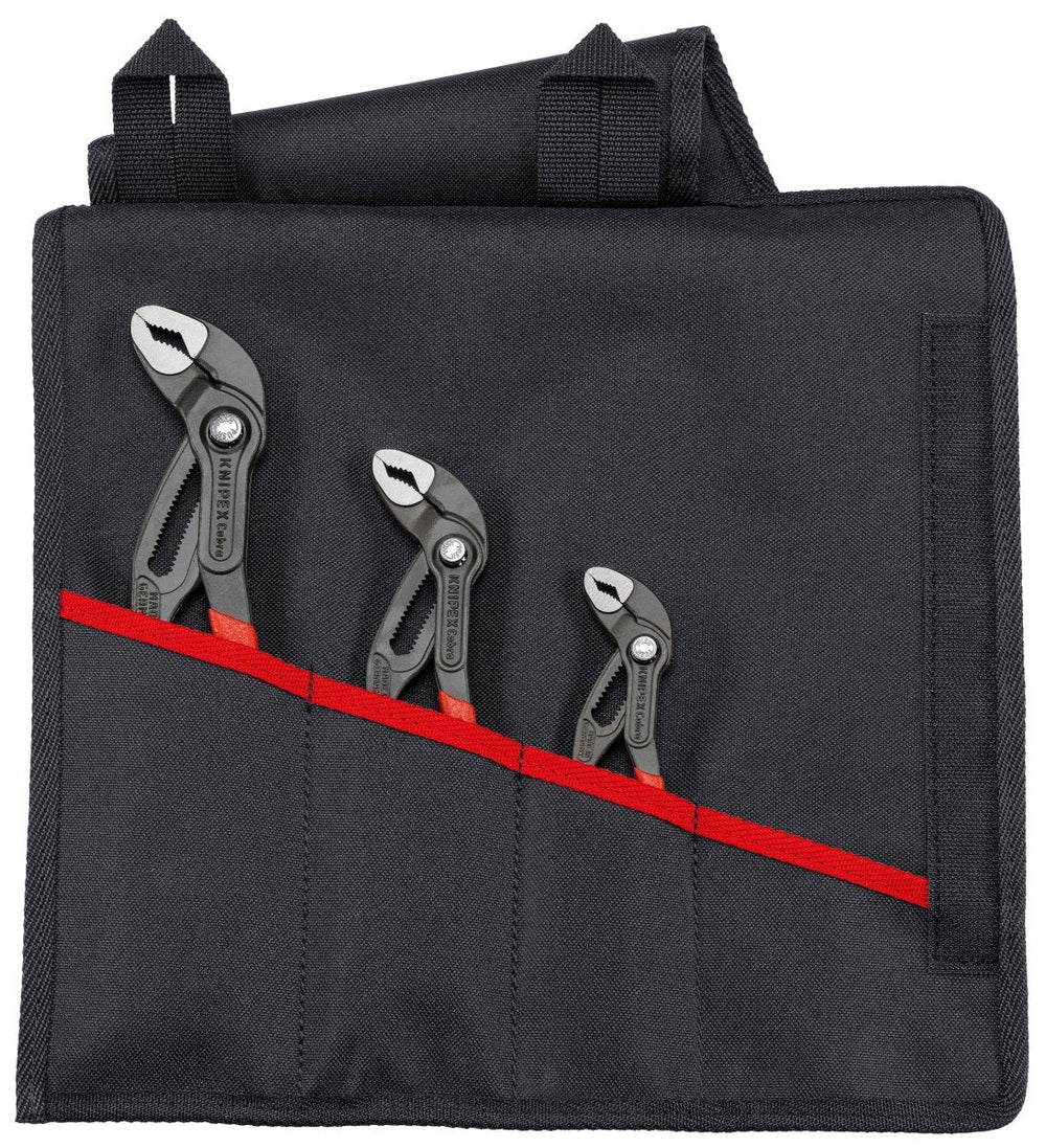 Knipex Cobra® Water Pump Pliers Set In Tool Roll 3 Pieces 00 19 55 S8