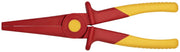 Knipex Insulated Flat Nose Plastic Pliers 8 3/4" 98 62 02