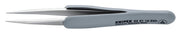Knipex Stainless Steel Pointed Tips Precision Tweezers ESD 5 1/4" 92 21 10 ESD