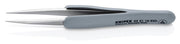 Knipex Stainless Steel Pointed Tips Precision Tweezers ESD 5 1/4" 92 21 10 ESD