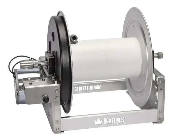 Kings 12" Electric Reel, Aluminum, 1/2" Manifold KR1A12E