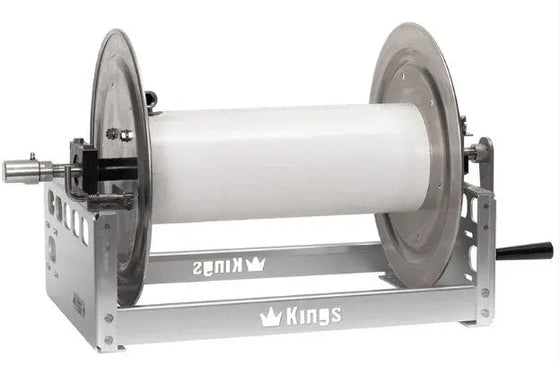 Kings 18" Manual Reel, Aluminum, 1/2" Manifold KR1A18