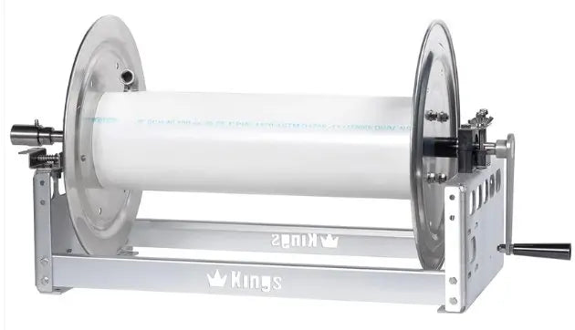 Kings 22" Manual Reel, Aluminum, 1/2" Manifold KR1A22