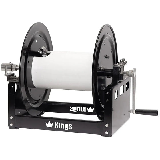 Kings 12" Manual Reel, Steel, 1/2" Manifold KR1S12