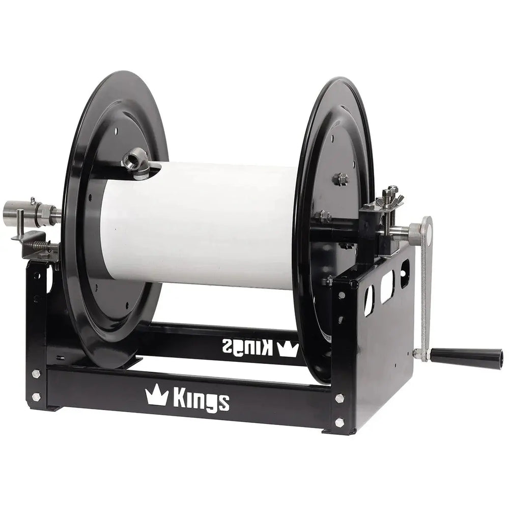 Kings 18" Manual Reel, Steel, 1/2" Manifold KR1S18
