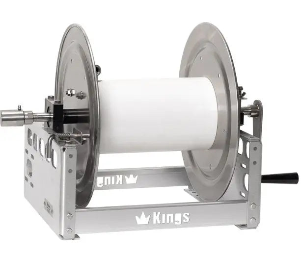 Kings 12" Manual Reel, Aluminum, 1" Manifold KR3A12