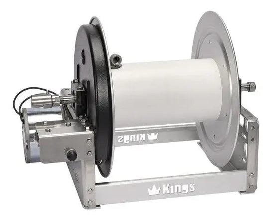Kings 12" Electric Reel, Aluminum, 1" Manifold KR3A12E