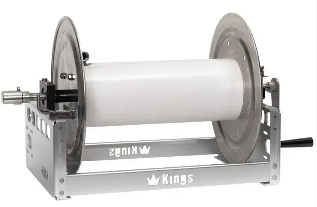 Kings 18" Manual Reel, Aluminum, 1" Manifold KR3A18