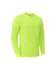 Ideal Club High Visibility Non Reflector Cotton Neon Long Sleeve Safety Shirt