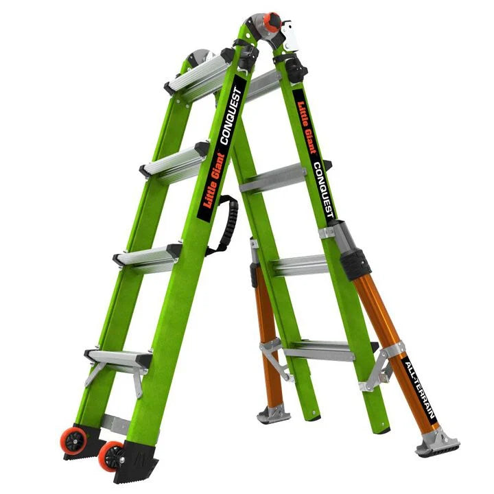 Little Giant Safety Conquest All-Terrain Model 17 Ladder ANSI Type 1A ...