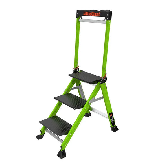 Little Giant Safety Jumbo Step Stool with Handrail