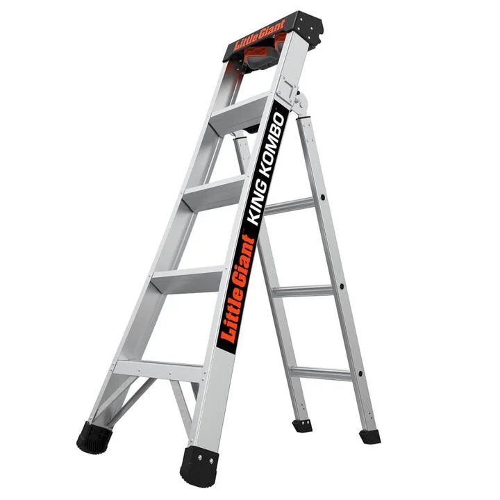 Little Giant Safety King Kombo Model 5 Aluminum Type 1A Combo Ladder