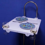 Large Boat Table With Wine Glass Holders | M0011WG
