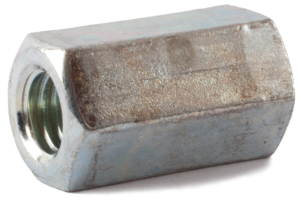 5/8-18 x 13/16 x 2 1/8 A563 Hex Coupling Nut – Zinc