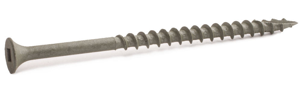 10 x 3 1/2 Square Bugle Decking Screws W.A.R. Coated Type 17 - Carton (1,000)