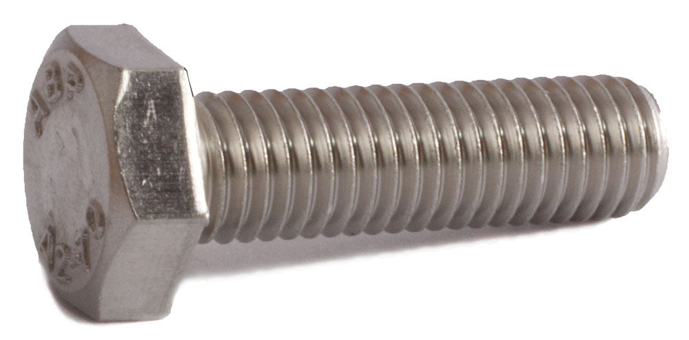 M10-1.50 x 20 DIN 933 A2 (18-8) Stainless Steel Hex Cap Screw