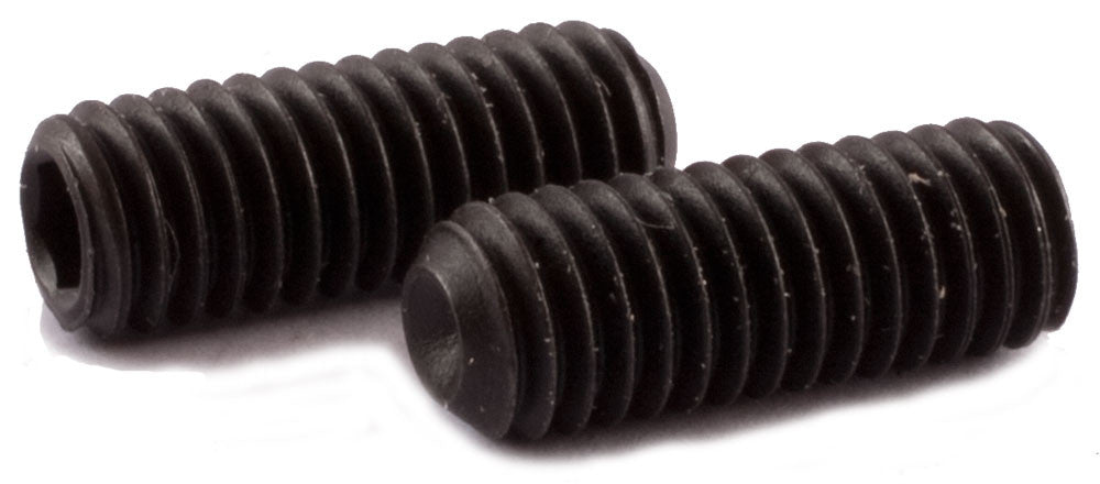 M8-1.25 x 40 Socket Set Screw Cup Point DIN 916 Black Oxide Alloy