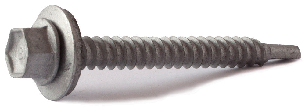 12-14 x 2 Hex Washer Head TEKS® Self-Drilling Screw (T3) Climaseal® w/ Bonded Washer