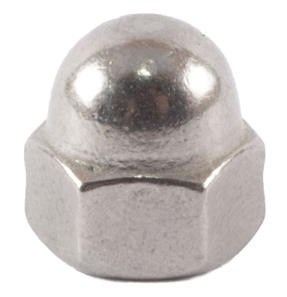 1/4-28 Cap Nut 18-8 Stainless Steel